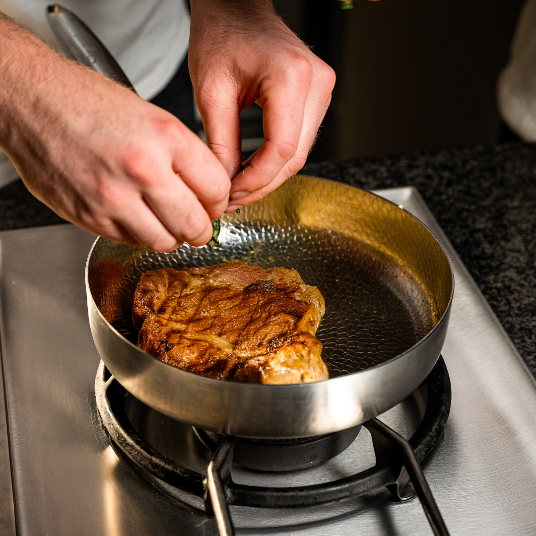 Pro Mini Hammered Titanium Deep Fry Pan