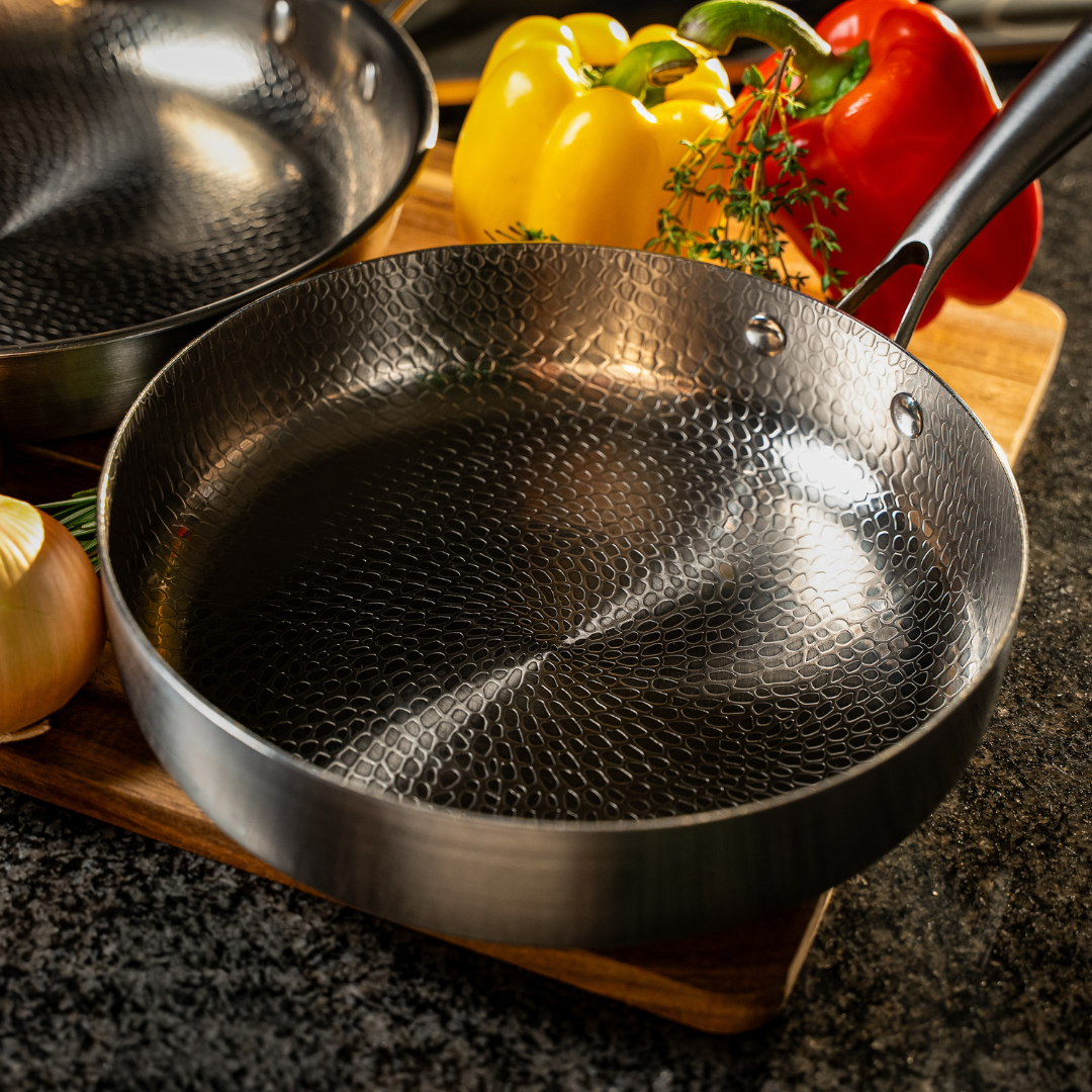 Pro Mini Hammered Titanium Deep Fry Pan