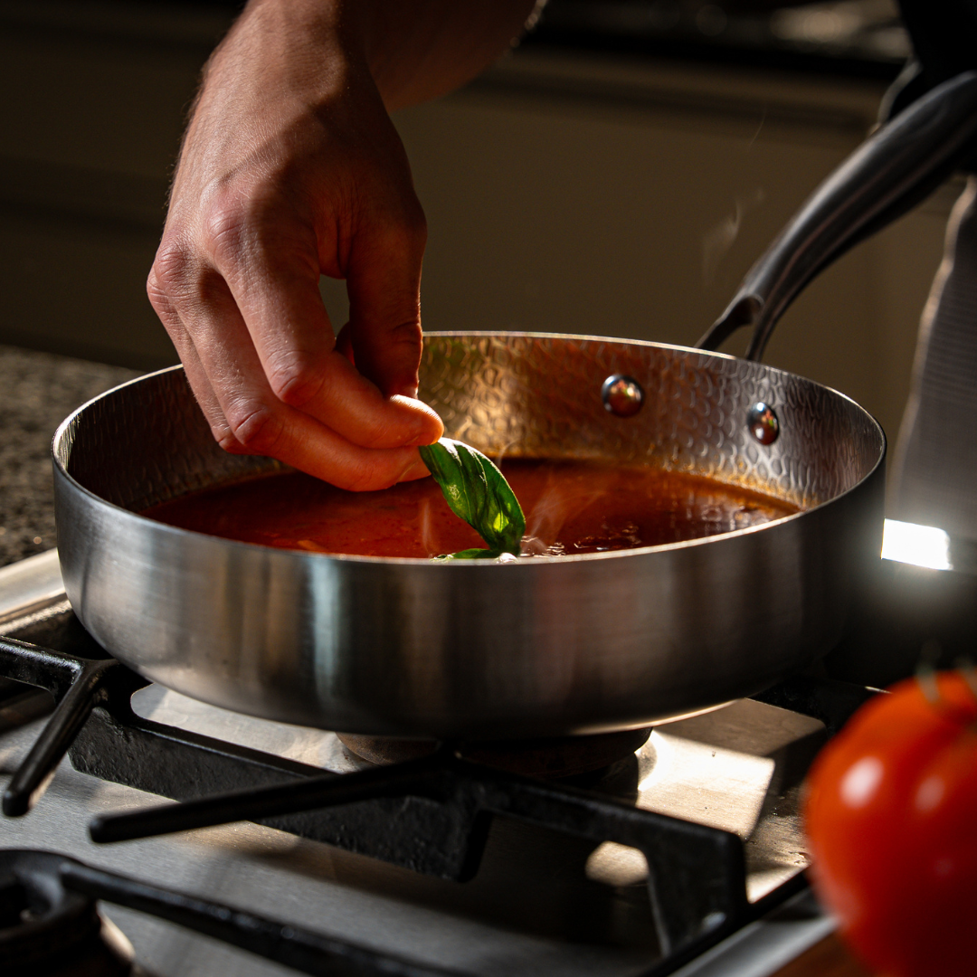 Pro Mini Hammered Titanium Deep Fry Pan