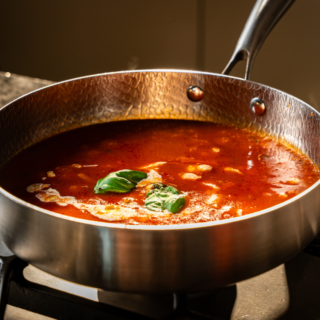 Pro Mini Hammered Titanium Deep Fry Pan