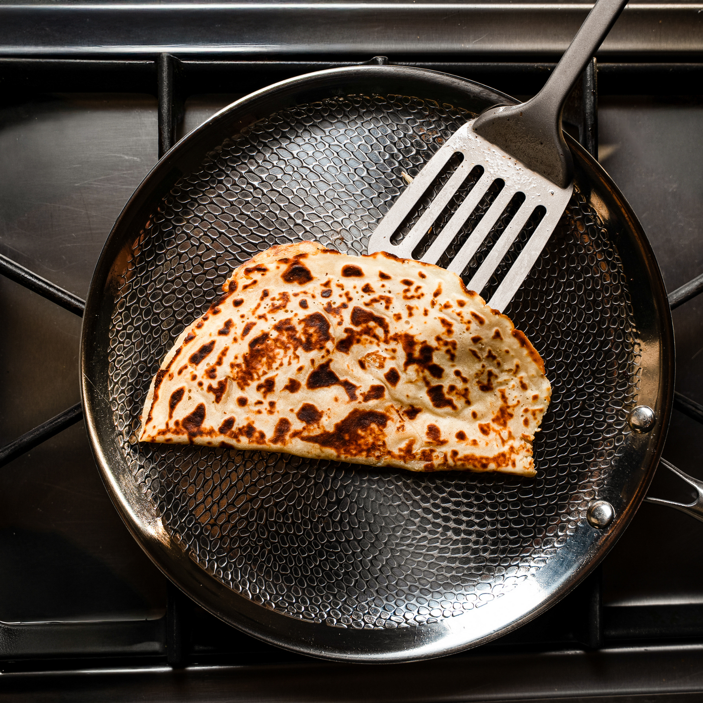 Sartén de Titanio Martillado para Crepes