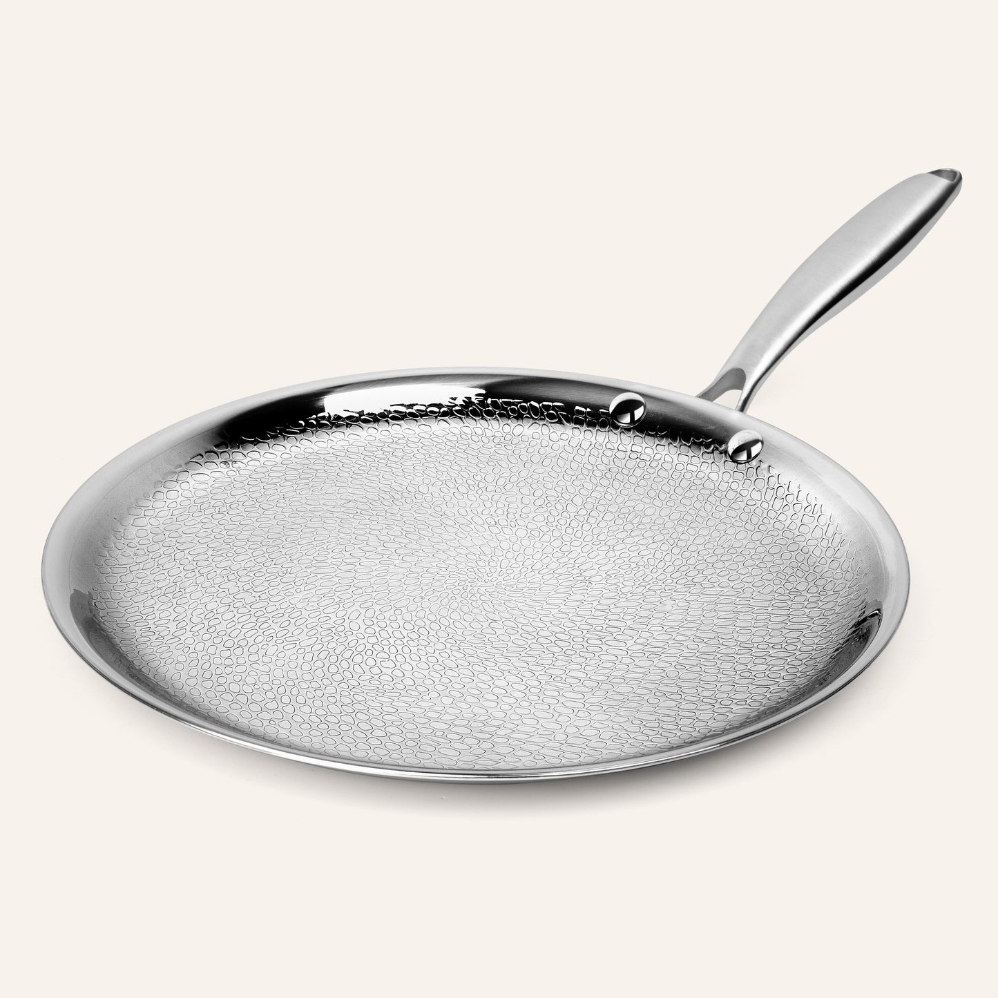 Sartén de Titanio Martillado para Crepes