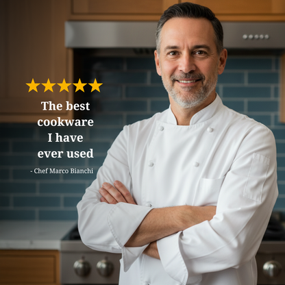 Sartén de titanio alta