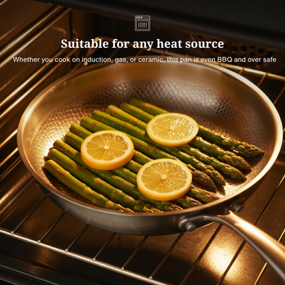 Pack Elección de Chef: 2 sartenes + juego de utensilios + tabla de cortar