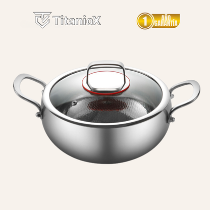 Olla profunda de titanio