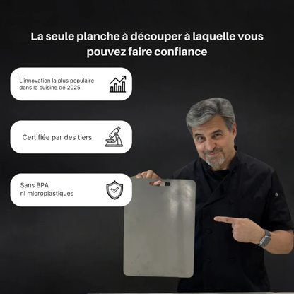 TitaniumX® - Planche à découper en titane pur